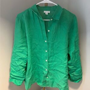 J. Jill Emerald Green Blouse